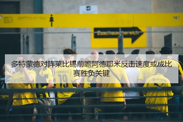 多特蒙德对阵莱比锡前瞻阿德耶米反击速度或成比赛胜负关键